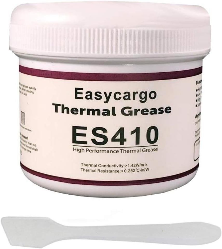 200g Thermal Paste Kit, Conductive Grease, Heatsink White Silicone...