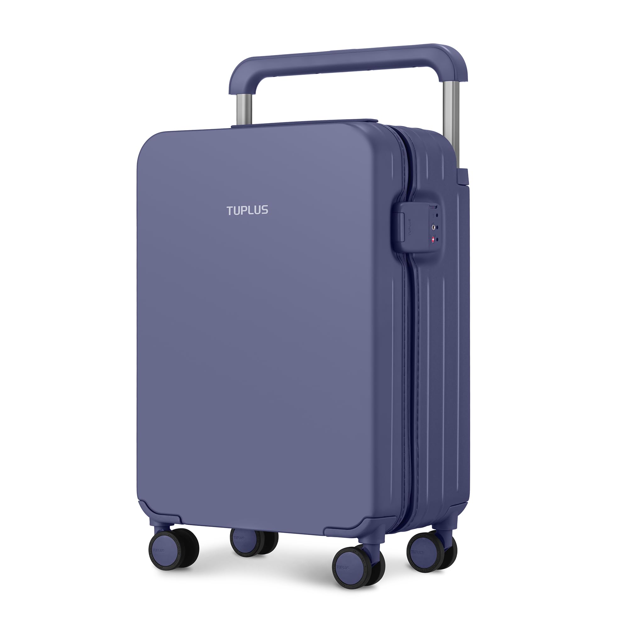 tuplus suitcase lightweight luggage hard shell suitcase with 4 spinner wheels hold check in travel case with tsa lock, impression series