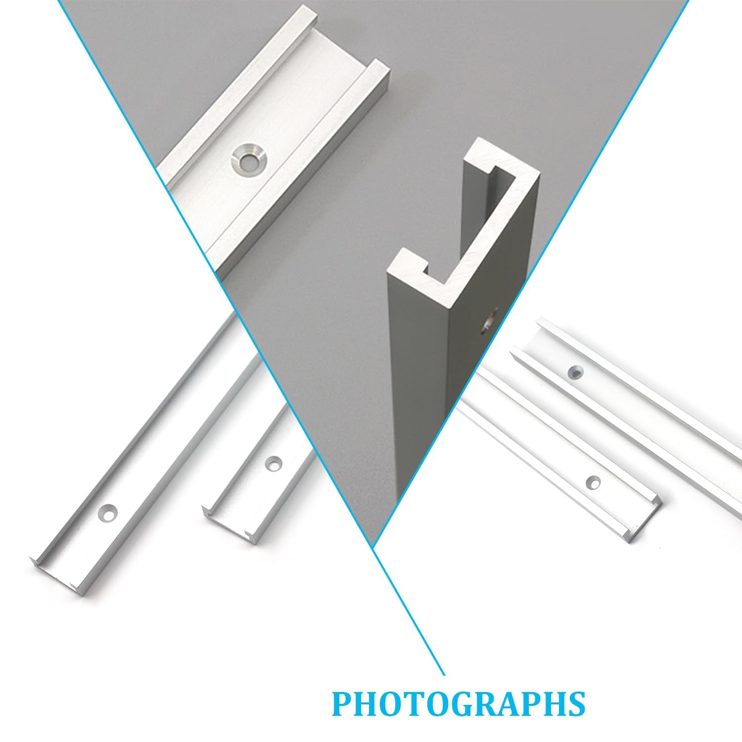 Profilo Alluminio T-Slot 400mm - Kit Completo Con Viti E Blocchi Scorrevoli Per Falegnameria - Foto 10