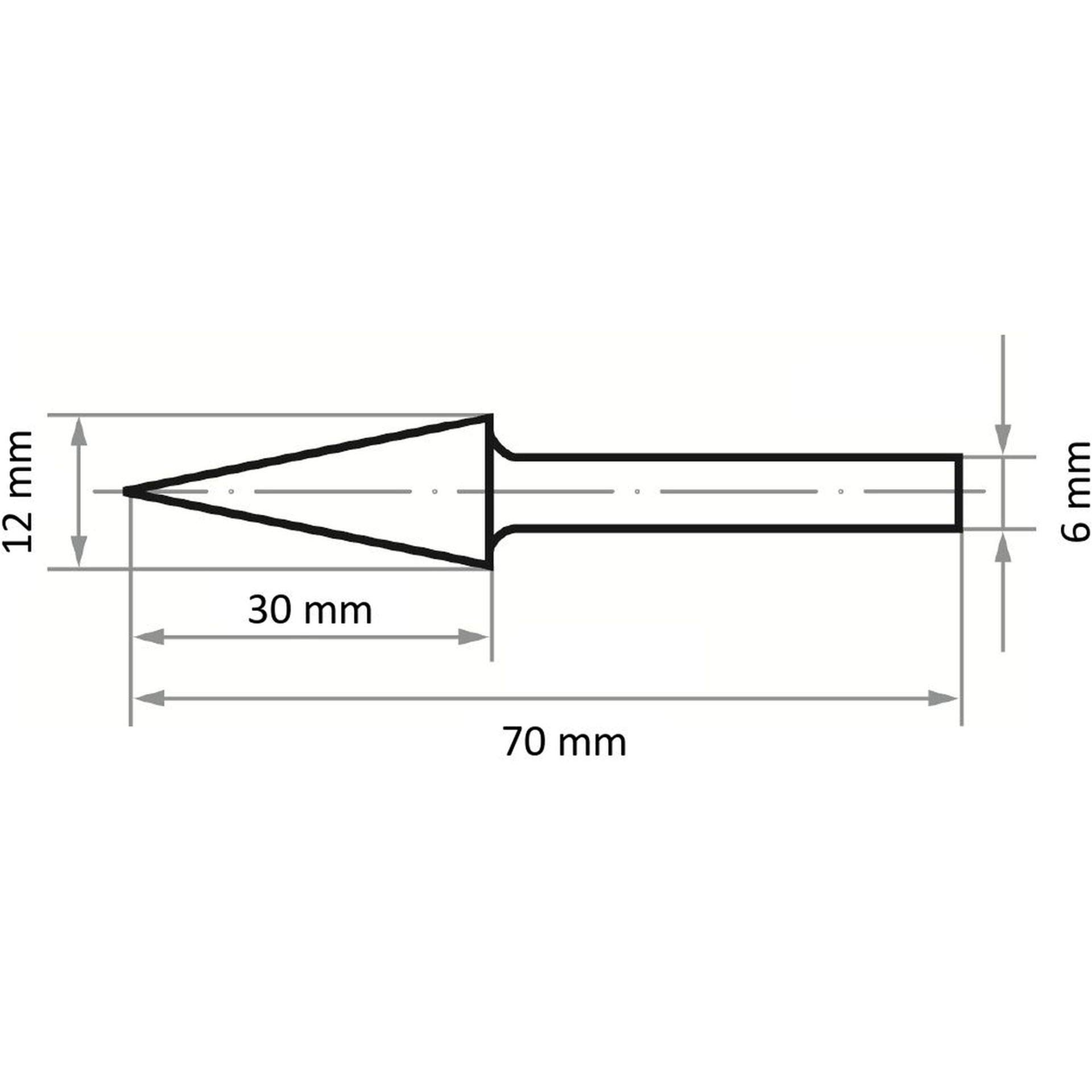 LUKAS - Fresa HSS per fusione e legno, 6 mm 2 diverse versioni