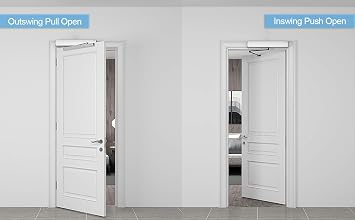 Olideauto Automatic Swing Door Opener with Wireless Push Button