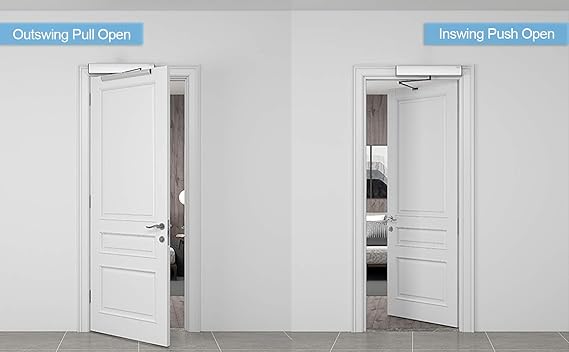 Olideauto Automatic Swing Door Opener with Wireless Push Button
