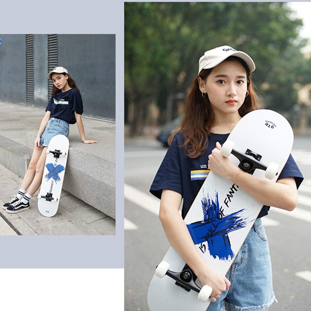 Amazon.co.jp: スケボー 31.5インチコンプリートスケートボード、7層