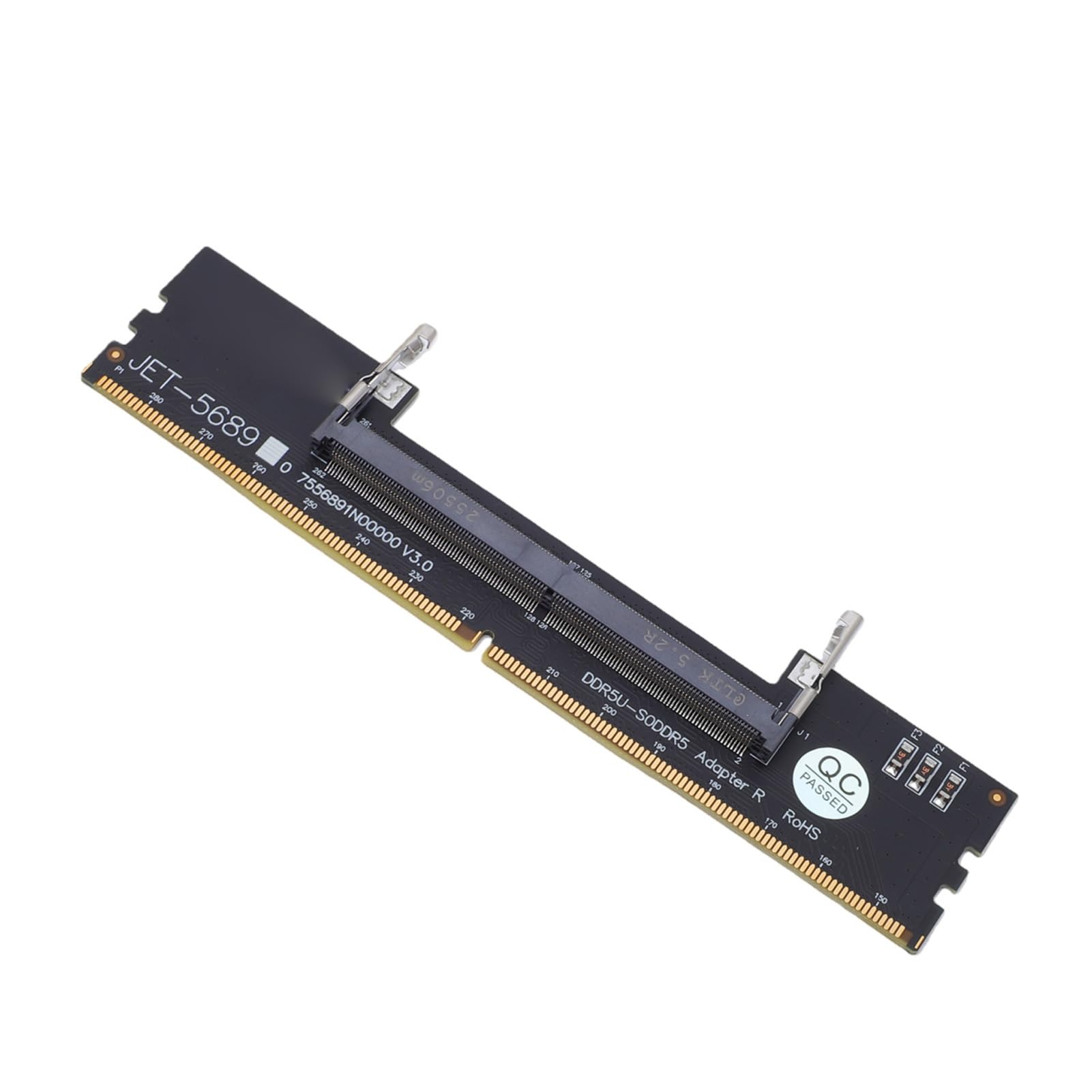 Karta Adaptera DDR5 U DIMM na SO DDR5 RVS, Konwerter Pamięci do Laptopa na Komputer Stacjonarny, z Solidnym Materiałem PCB, do Naprawy i Konserwacji Komputerów