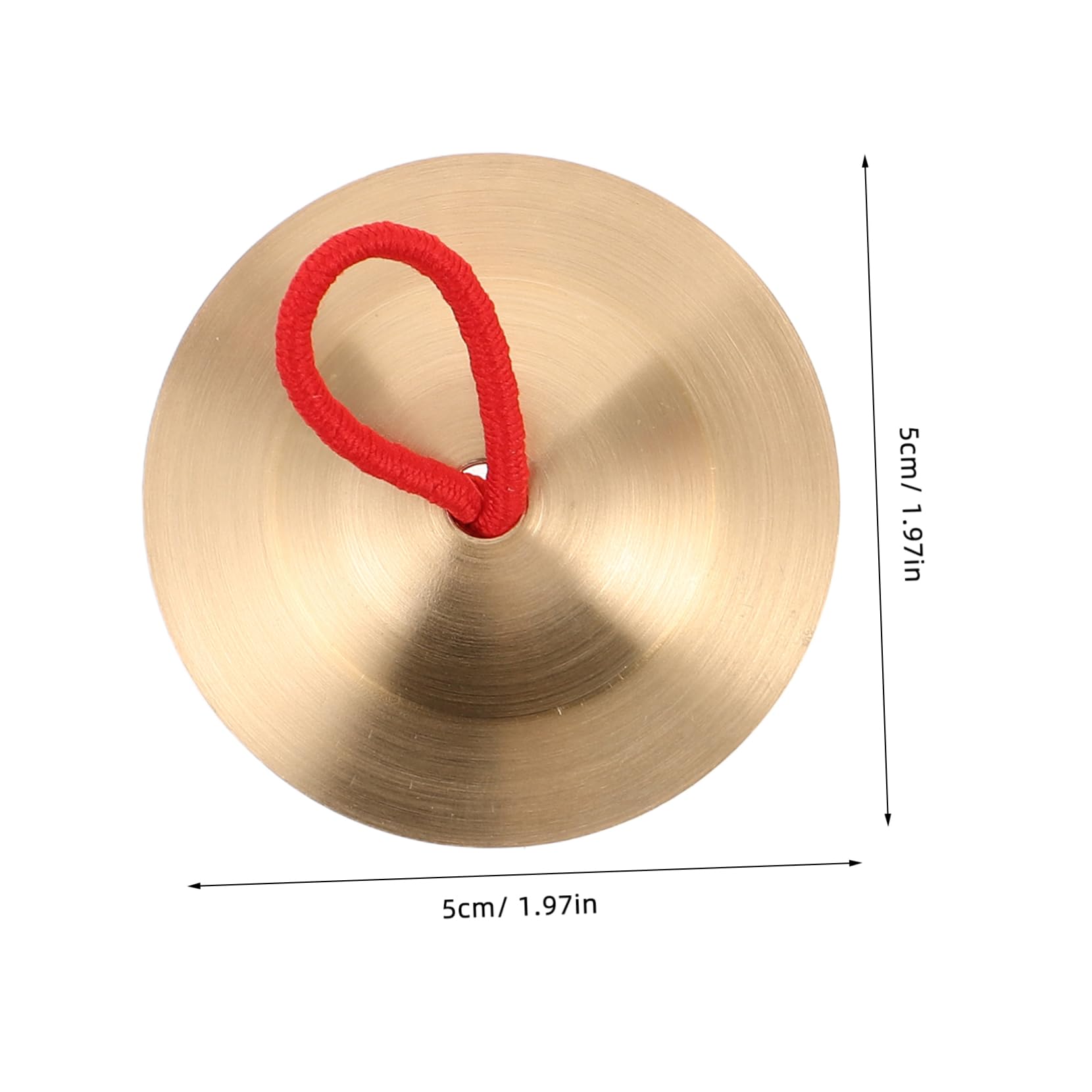BESTonZON Finger Cymbals Musical Instrument for Dance Practice Handheld Rhythm Training for Boys and Girls Adults