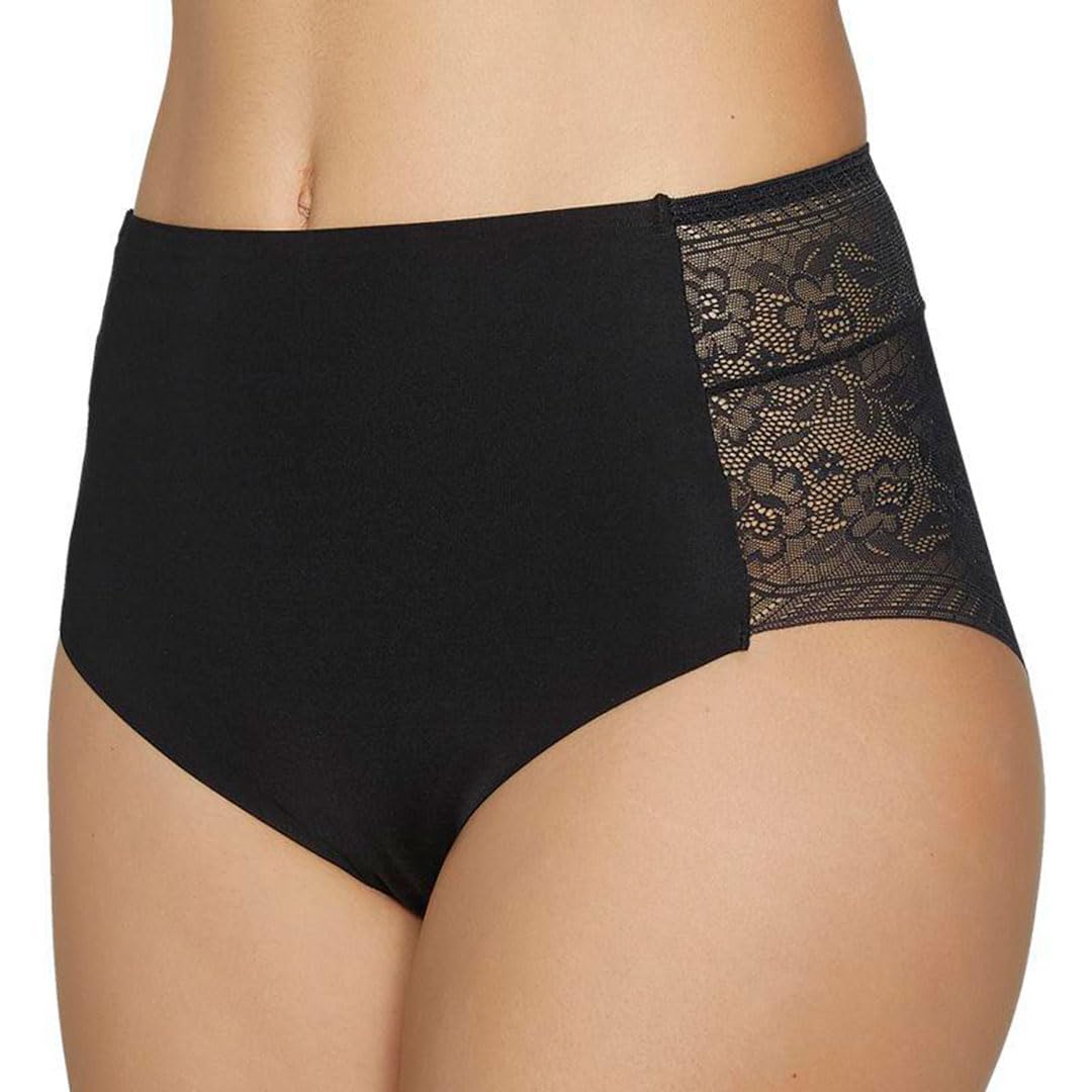 YSABEL MORA Braga Maxi Invisible con Encaje Granate