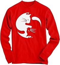 1Tee Girls Ying Yang Cats Sweatshirt Jumper