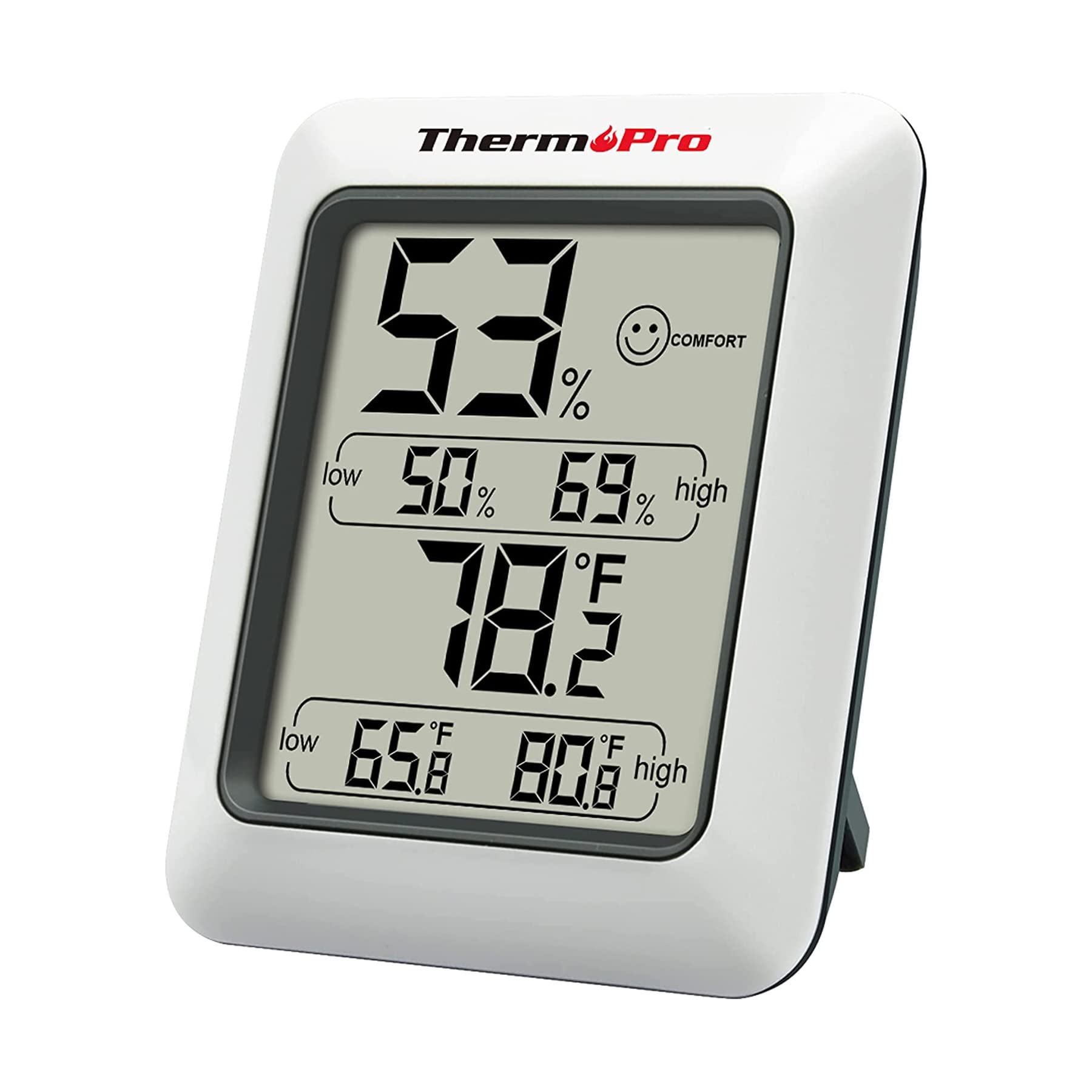 Store2508 ThermoPro TP50 Digital Hygrometer Indoor Thermometer Room Thermometer and Humidity Gauge with Temperature Humidity Monitor (B09SV9NXQN) Amazon Price History, Amazon Price Tracker