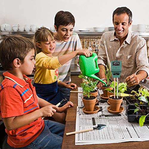 image for HACOON Soil Moisture Sunlight Ph Test Meter,Soil Tester Meter, 3-in-1 