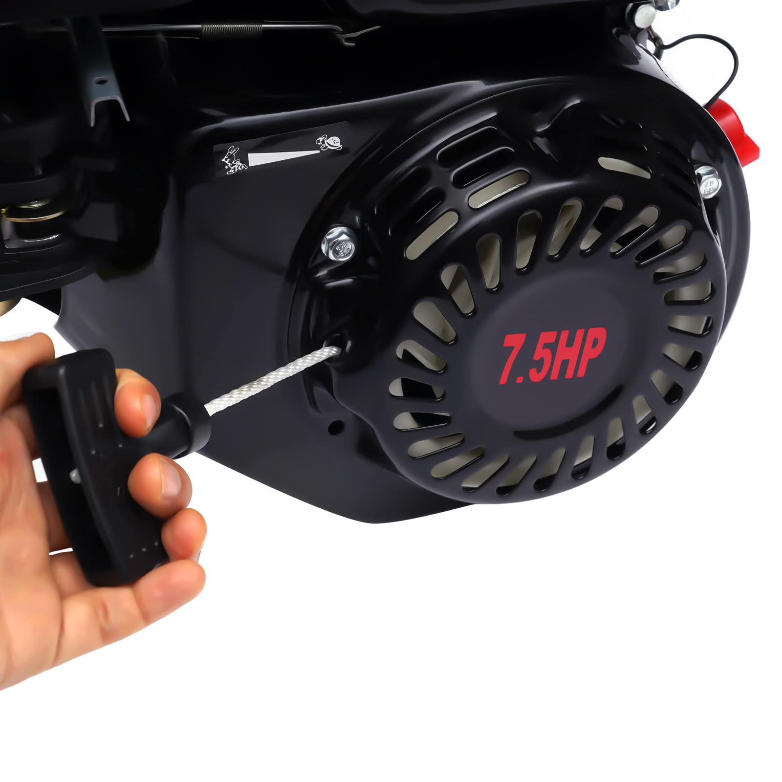 Motore a benzina da 7,5 CV a 4 tempi, generatore portatile a gas, motore industriale, raffreddamento ad aria per generatori di backup domestici
