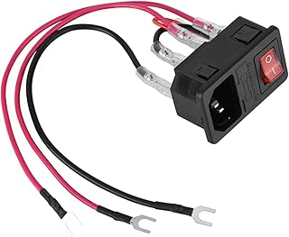 Interruptor de alimentação da impressora 3d, interruptor de alimentação, módulo de soquete, adaptador de fonte de alimentação, módulo de soquete, baixo consumo de energia para impressora 3d universal para impressora 3d