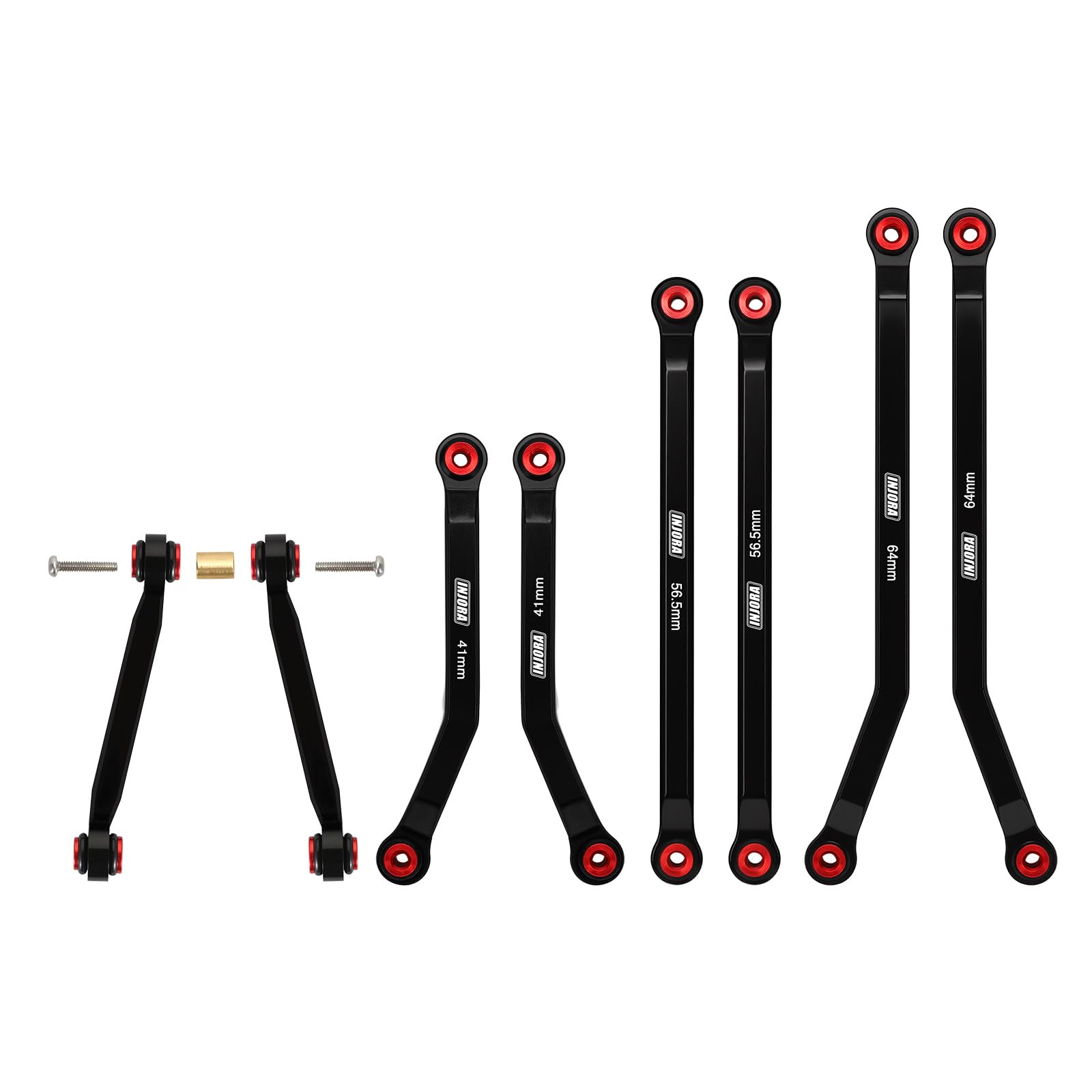 Amazon.com: INJORA Aluminum High Clearance 4 Links Set for 1/24