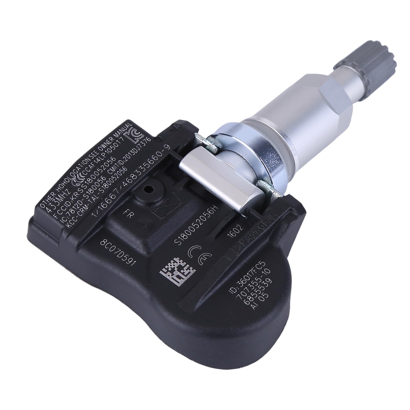BYNYXI Lot de 4 capteurs de pression des pneus pour Série 3 F30 F31 F32 F33 F34 4 X1 F36 F45 F46 F48 M3 F80 F83 F87 F20 F21 F22 F23 RDKS TPMS Capteur de pression des pneus Système de contrôle de la