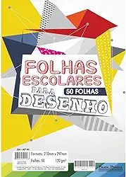 Papel Sulfite A4 120g AP40, Pauta Branca, 524163, 40kg, 50 Folhas