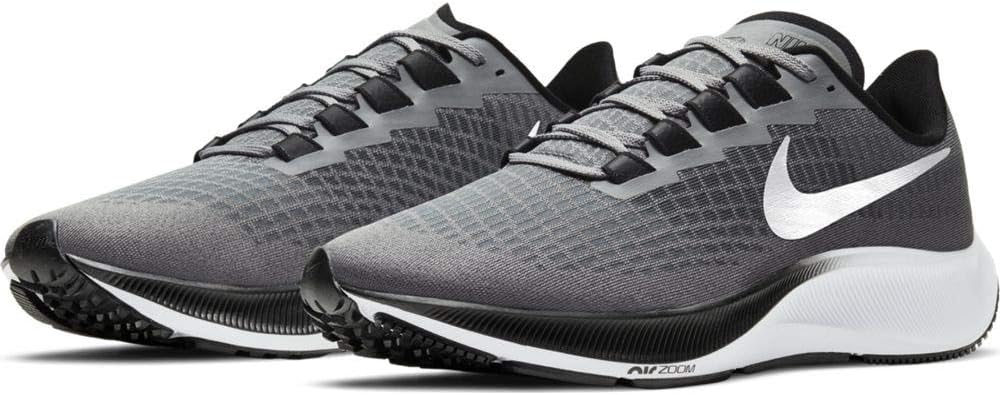 NIKEAir Zoom Pegasus 37 Men Running Trainers Sneakers Shoes BQ9646 (Particle Grey/Metallic Silver 008) UK9.5 (EU44.5) (BQ9646-008)