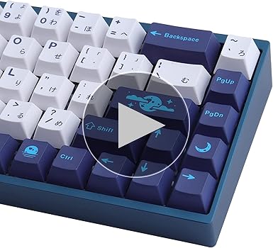 PC周辺機器 PBT keycaps BlueBird Amazon.com: JOMKIZ PBT Keycaps, 134 Keys Blue Moon Dye