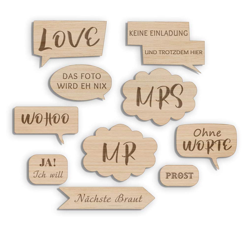 DIYEAH Holzschwert Dekoration 10-teilig - Miniatur Schwerter Aus Holz Für Deko