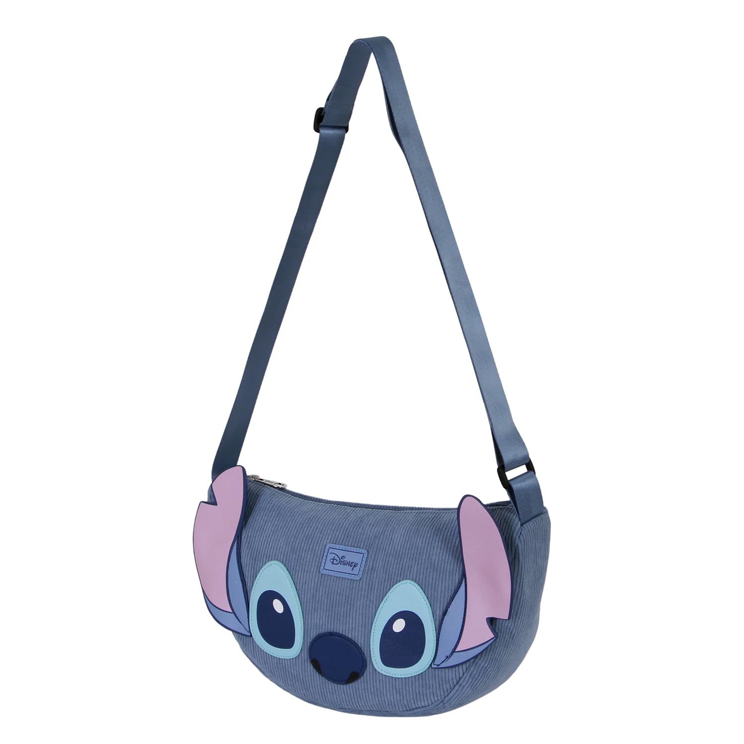 Disney Lilo et Stitch Sight-Sac à Bandoulière Oval Roy, Bleu, 34 x 20 cm