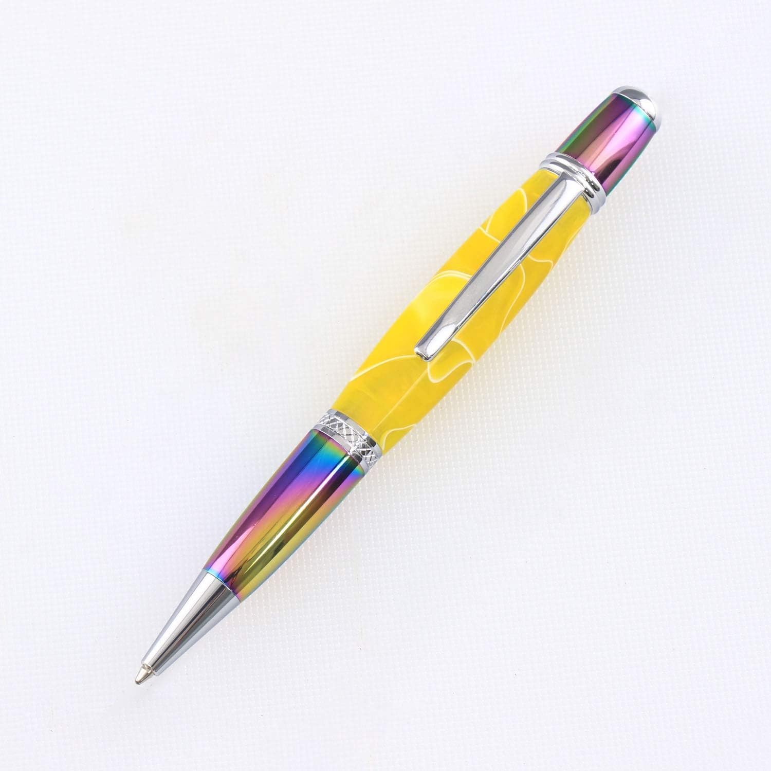 Legacy Woodturning Viceroy Pen Kit, 12 Piece Variety Pack with Chrome Finishes, Includes 3 each of Chrome and Black Chrome, Chrome and Matte Black Chrome, Chrome and Tie Dye, Chrome and Gun Metal