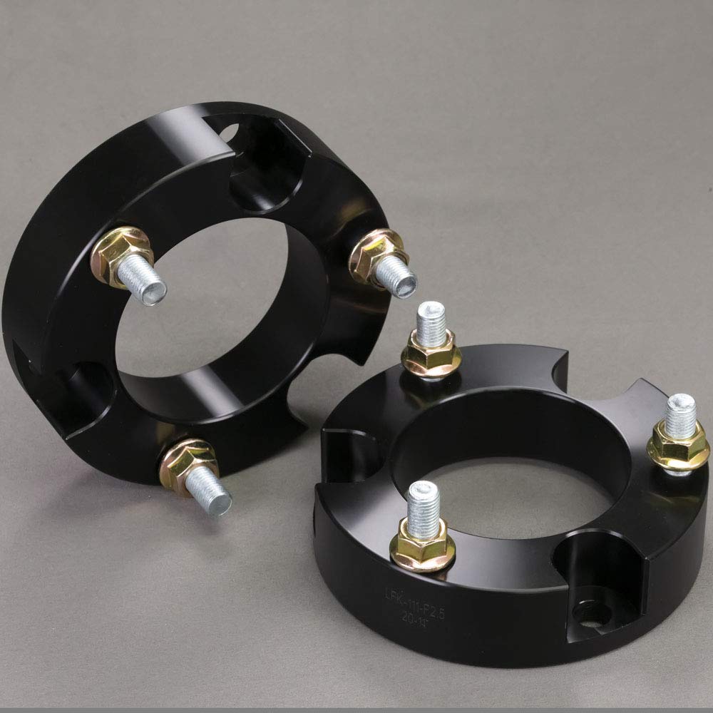 STRUT MOUNT SPACER LIFT LEVELING KIT - COMPATIBLE WITH TACOMA 6 LUG 2005+ - FRONT - 2.5"