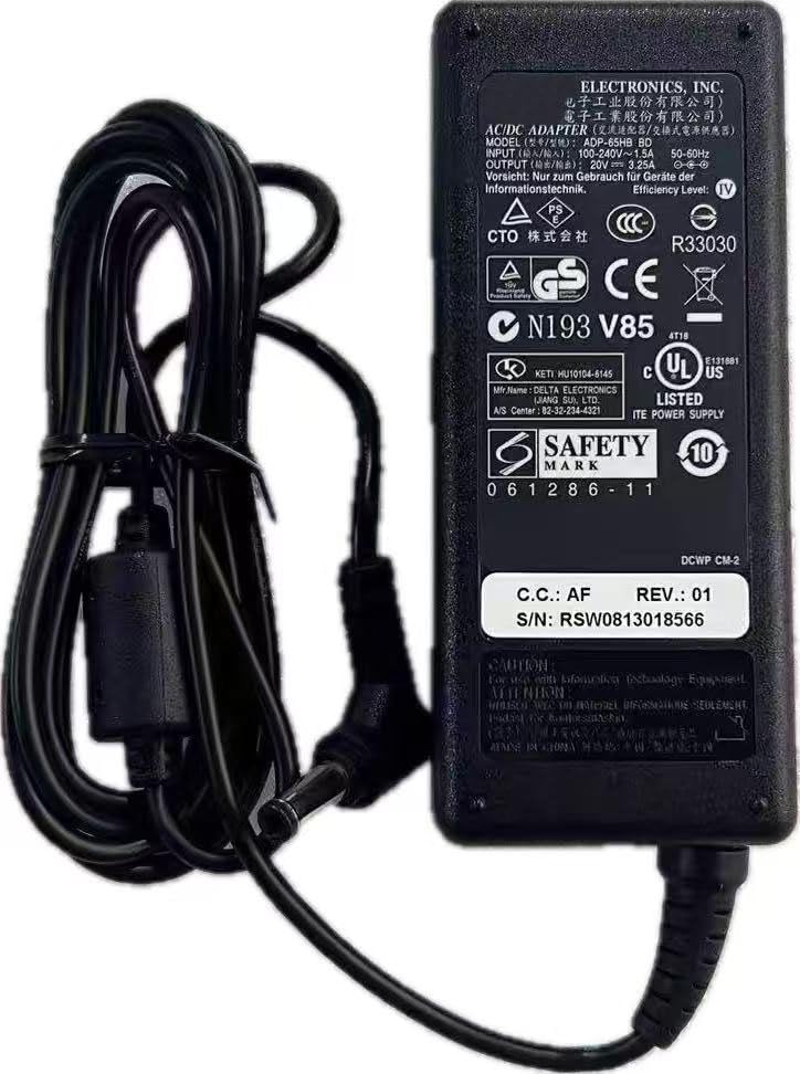 Amazon.co.jp: ノートパソコンACアダプター充電器互換用DELTA ADP-65HB