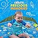 SplashEZ 3-in-1 Splash Pad, Sprinkler for Kids & Baby Pool for Learning – Toddler Sprinkler Pool, 60’’ Outside Water Toys – “from A to Z” Outdoor Play Mat for Babies & Toddlers