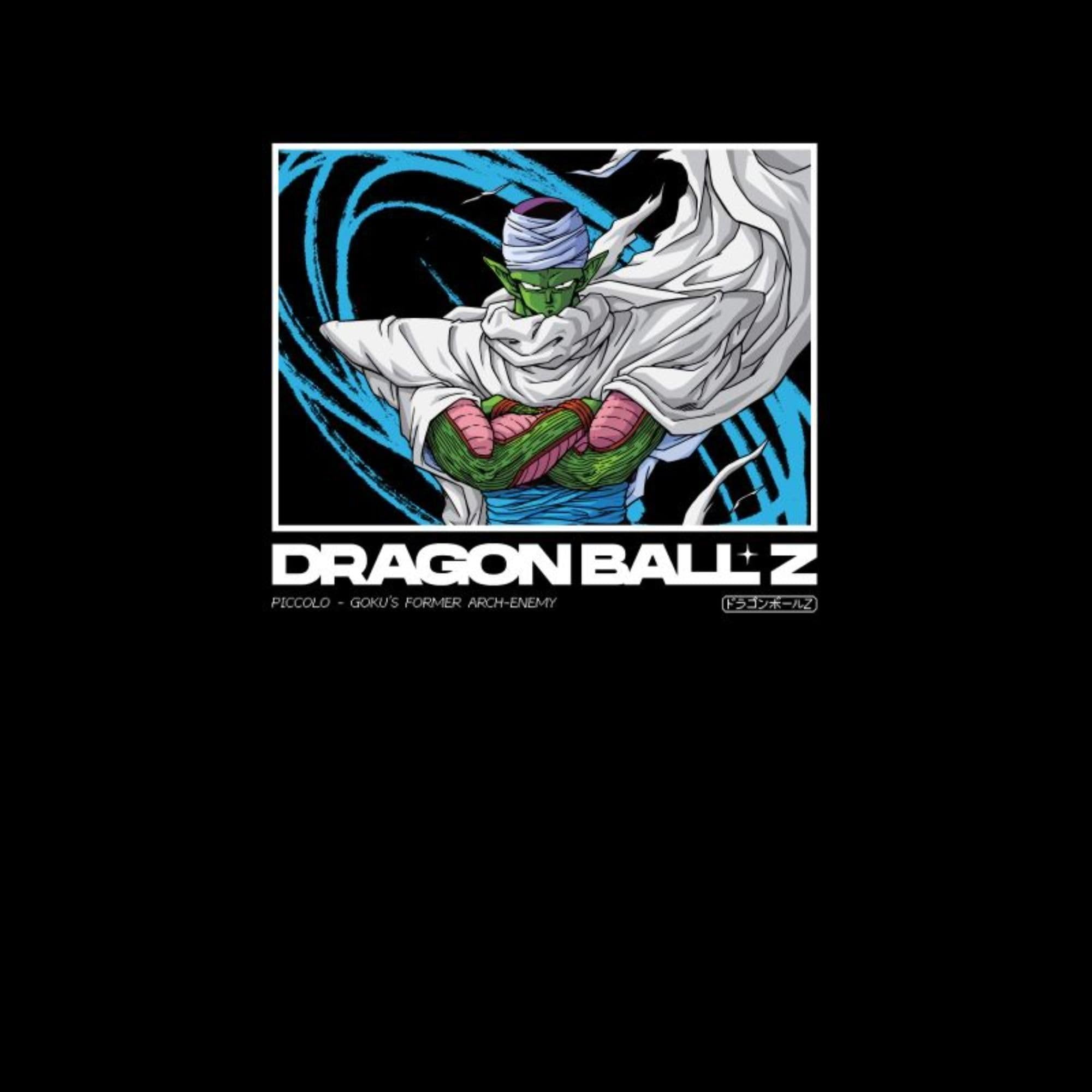 Dragon Ball Z Unisex Black Piccolo Profile T-Shirt - | Size: Large