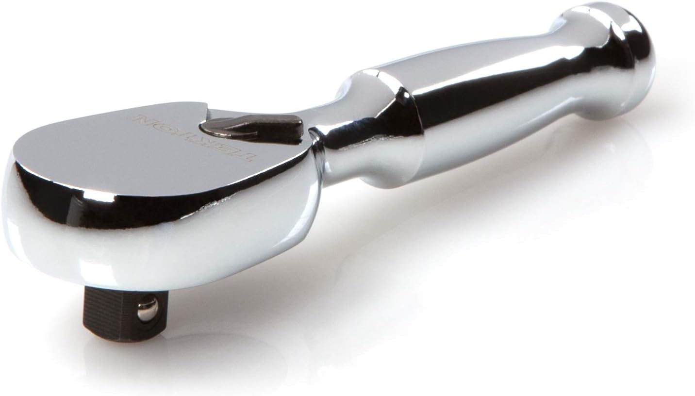 TEKTON 1/4 Inch Drive x 3 Inch Stubby Ratchet | SRH01003