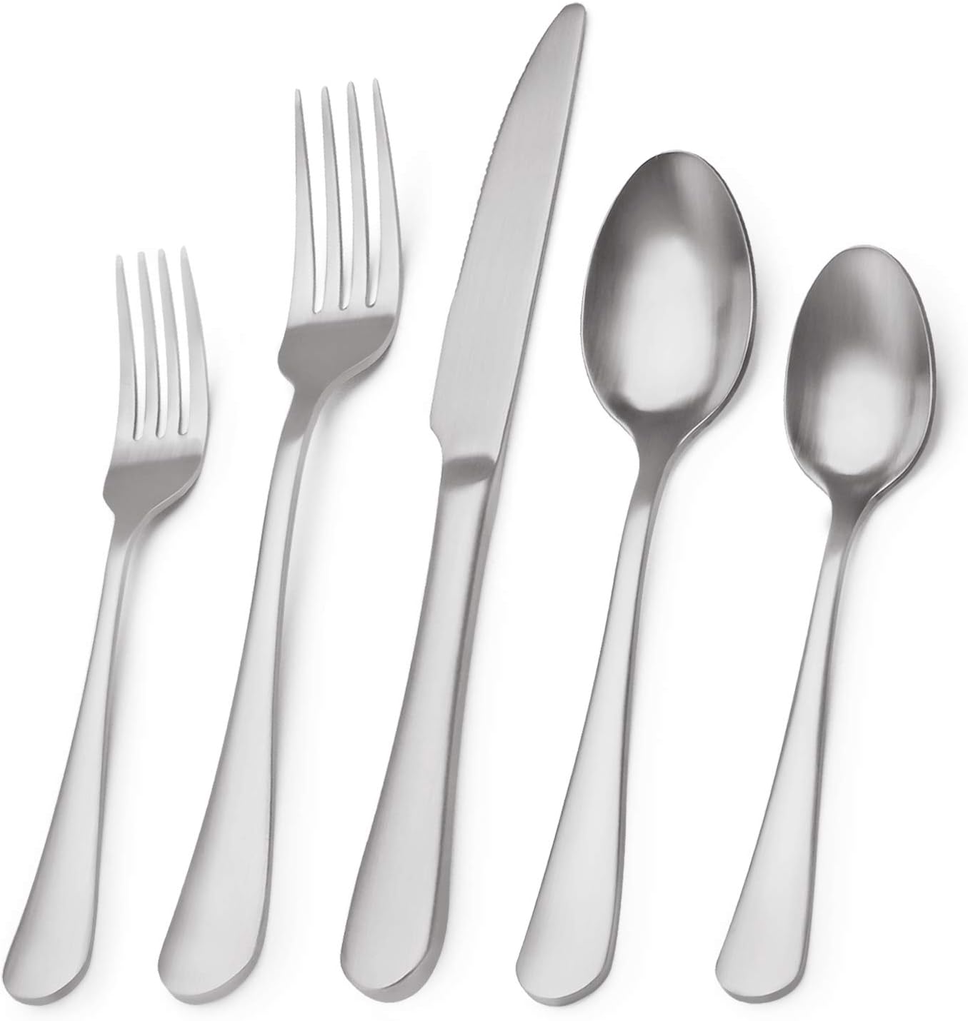 sharecook Silverware Set, 20-Piece Stainless Steel Flatware Set,Kitchen Utensil Set Service for 4,Tableware Cutlery Set for Home and Restaurant, Dishwasher Safe 20-Piece Silver unknown