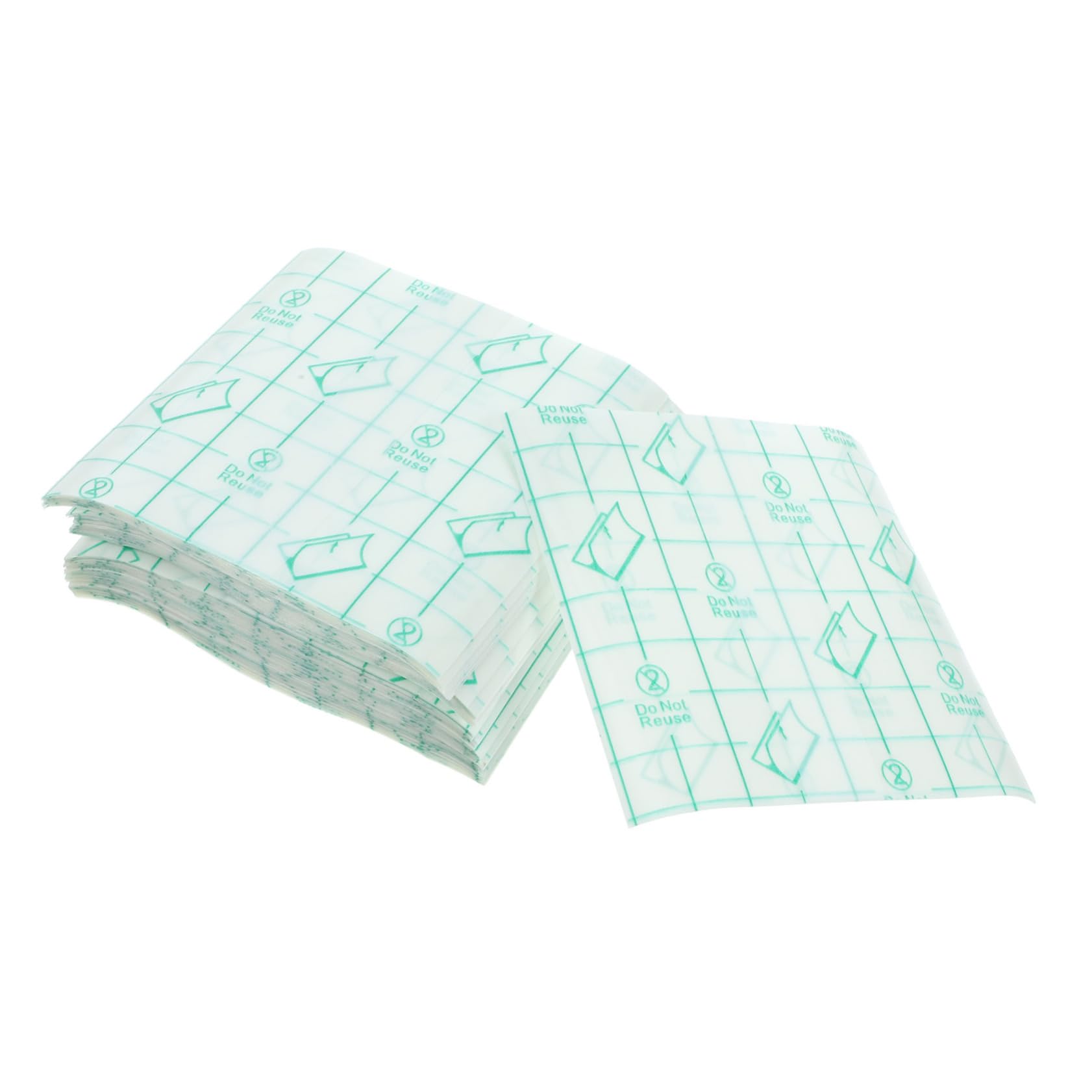 SOESFOUFU Cosmetic Accessories Makeup Hand Pu Film Paper Mixing Tray for Nail Art Cosmetics Random Style