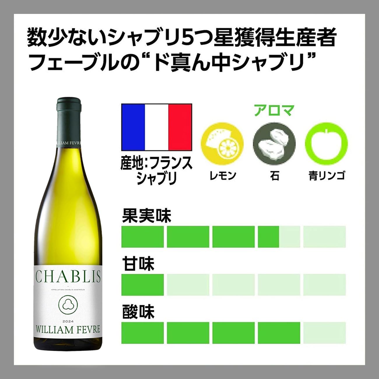 WILLIAM FEVRE シャブリ 白ワイン 750ml