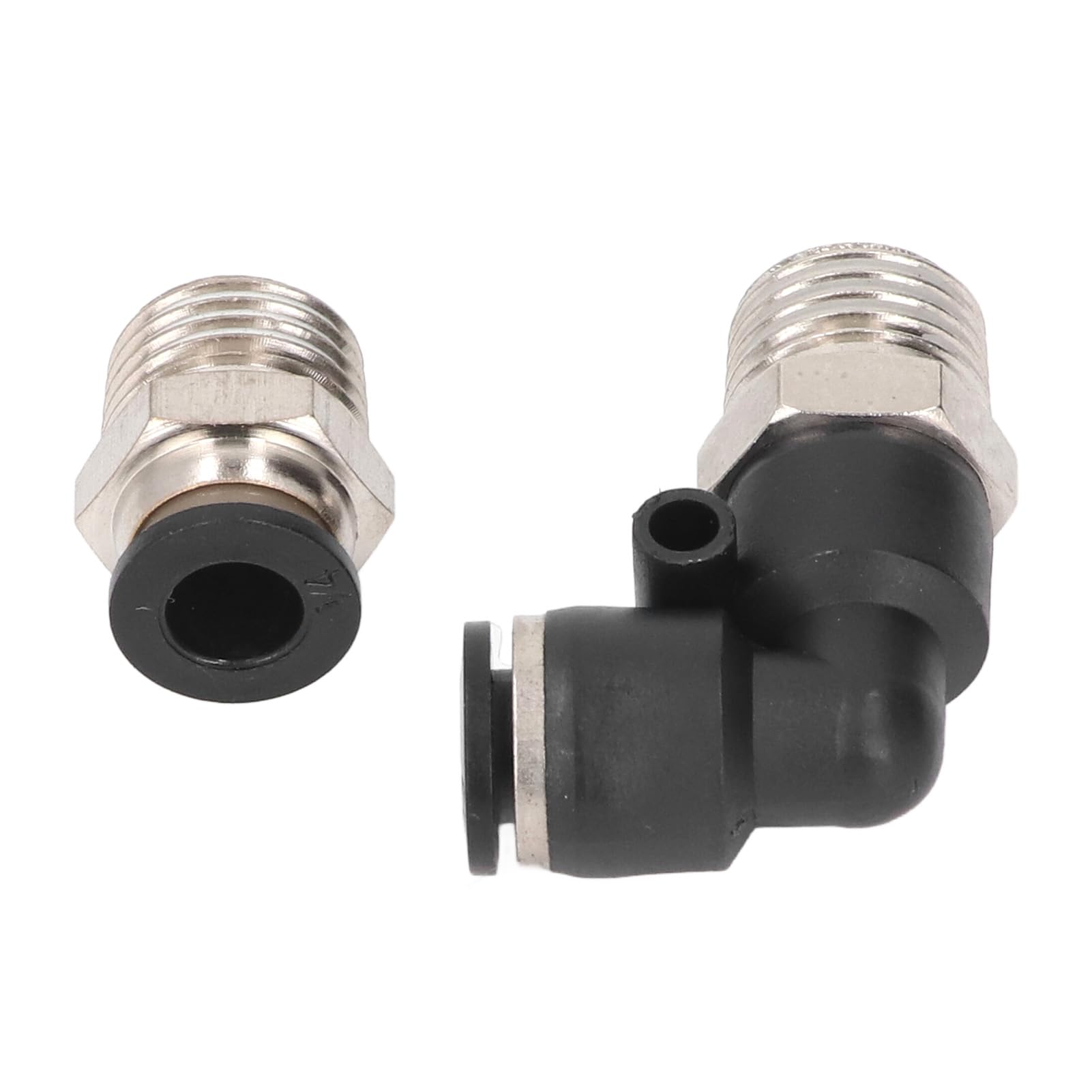 Kit di Raccordi Pneumatici da 30 Pezzi Kit di Raccordi Pneumatici a Collegamento Rapido Connettori per Tubi dell'aria Tubo da 3/8 Pollici OD X Filettatura NPT da 1/4 Pollici per PU PA PE
