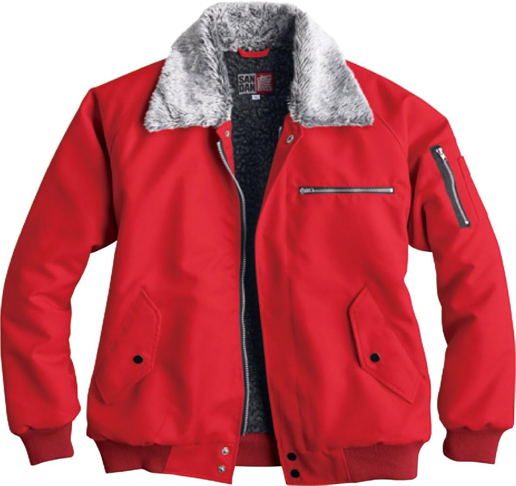 Amazon.co.jp: [三段鳶] S-1777 パイロット防寒ジャンパー[M 12