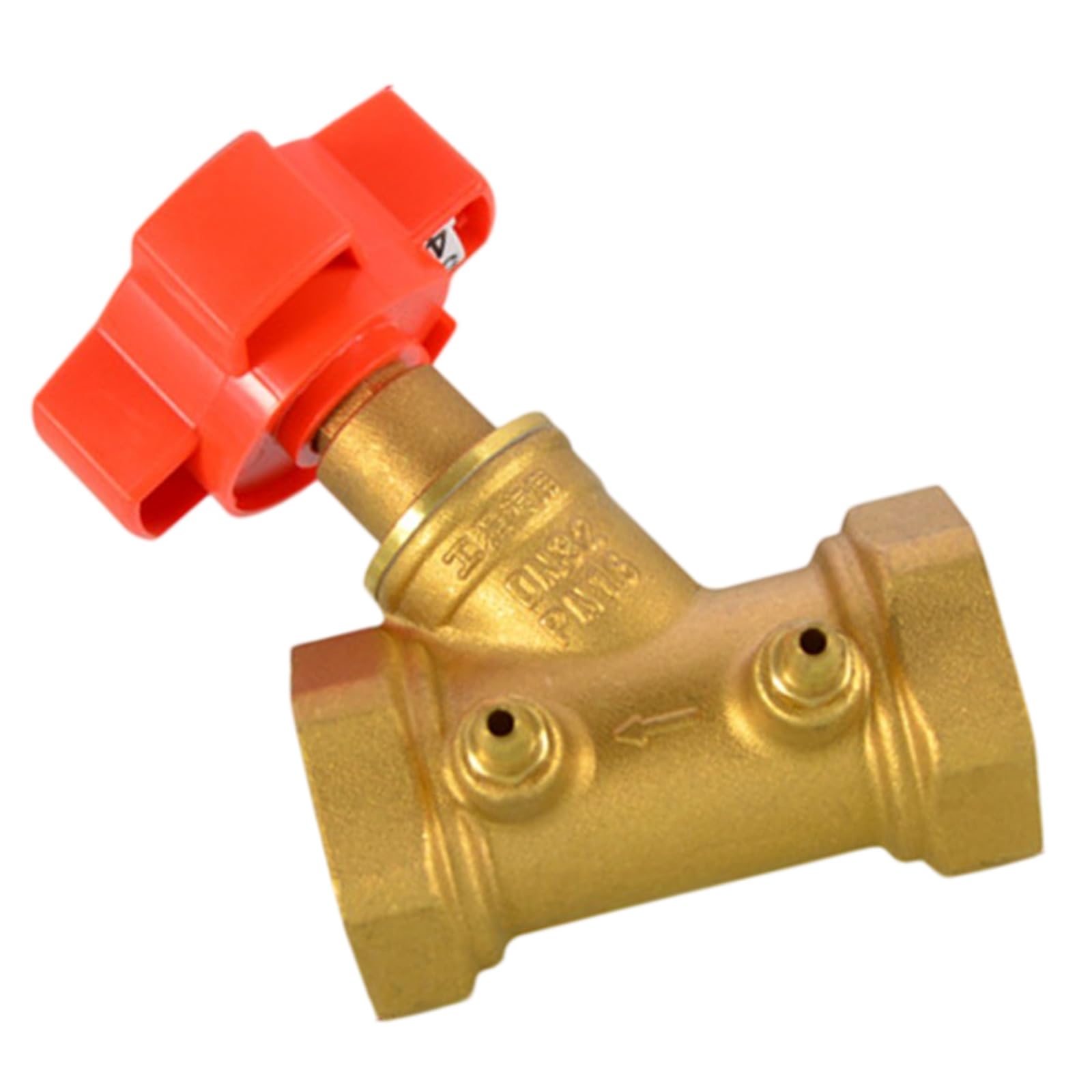 Msioytog Dn32 Duty Brass Thermostatic Valves With Flows Precises Flows Temperature Regulation For Home Heating