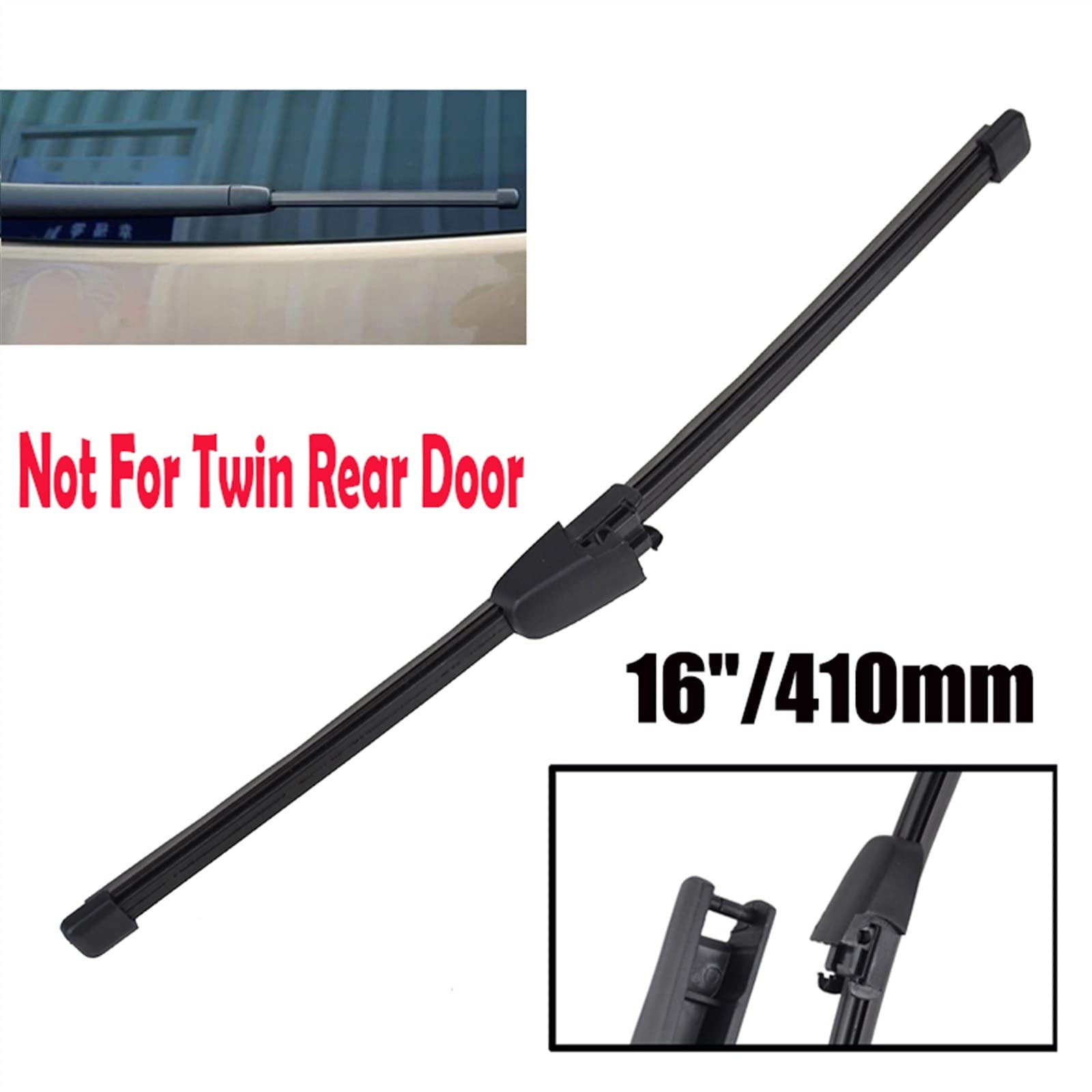 24''18''16'' Parabrezza Parabrezza Spazzole Tergicristallo Auto Anteriore Posteriore Lunotto Tergicristallo Per VW Per Caddy 2008 2009 2010 2011 2012 2013 2014 Parabrezza