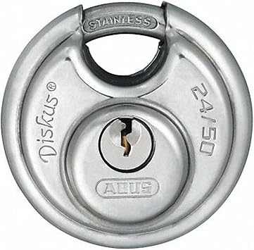 ABUS 24IB/50 B KA All Weather Stainless Steel Keyed Alike Diskus Padlock