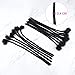 Loc Extension Human Hair 0.4cm Width 6inch 40 Strands 100% FUll Handmade Permanent Dreadlock Extension Human Hair for Women/Men/Kids Can Be Dyed Bleached Curled (Width 0.4cm Natual Black)