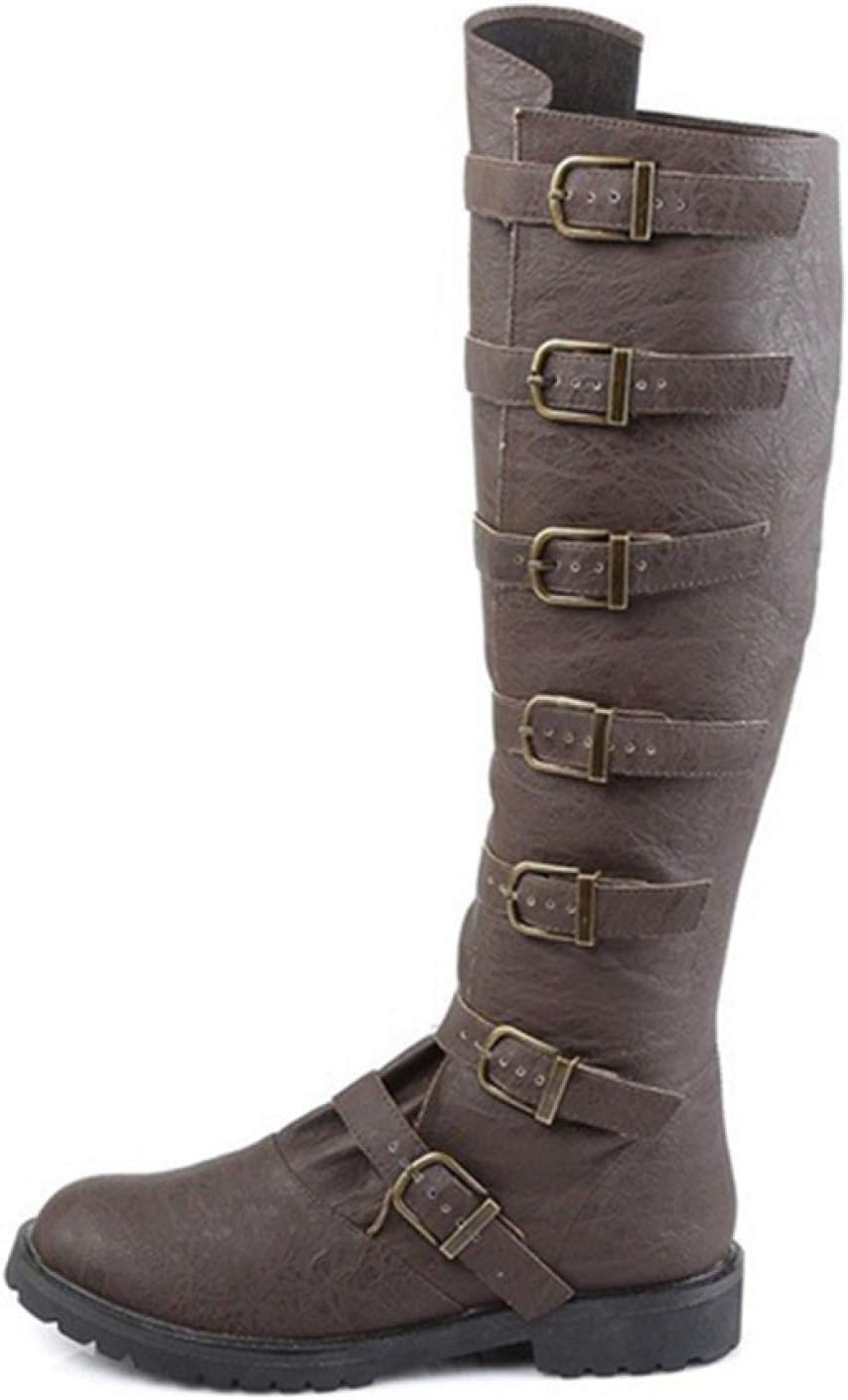 Amazon | [イノヤシューズ] ワークブーツ ロング ブラウン メンズ