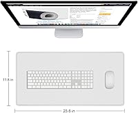 Vista 176 de Dapesuom Alfombrilla grande para mouse, alfombrilla de mouse para juegos extendida con bordes cosidos, alfombrillas de escritorio de tamaño completo