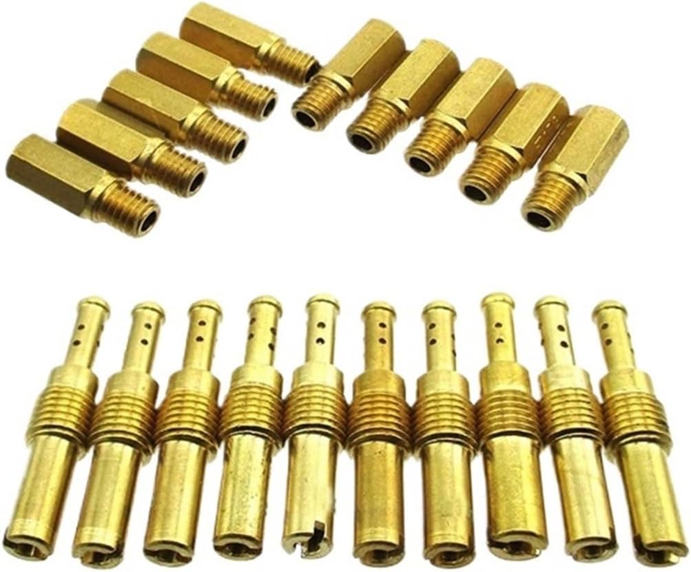 Carburetor Main Pilot Slow Jet Set for KN PWK PE OKO PD - Sizes 155 to 178 & 32 to 55, 100% New, Aluminum Construction