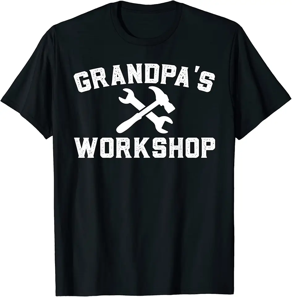 Grandpa's Workshop T-Shirt Grandpa's Workshop Hammers and Wrench...