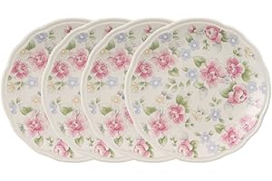 Pfaltzgraff Tea Rose Luncheon Plate, Set of 4 (9 Inches)