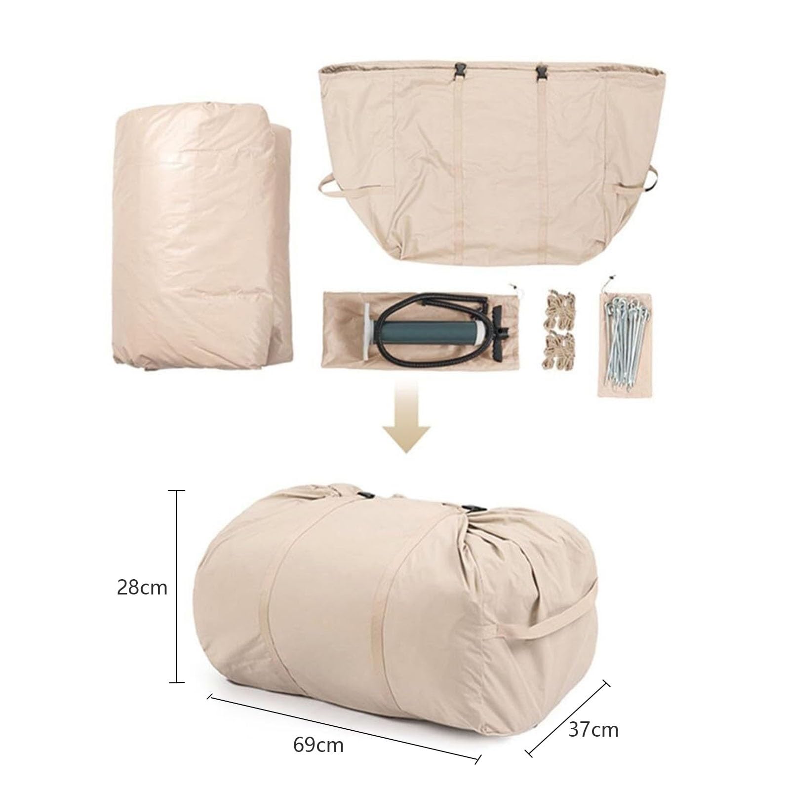 Amazon.co.jp: 防水インフレータブルテント、4～6人用アウトドア