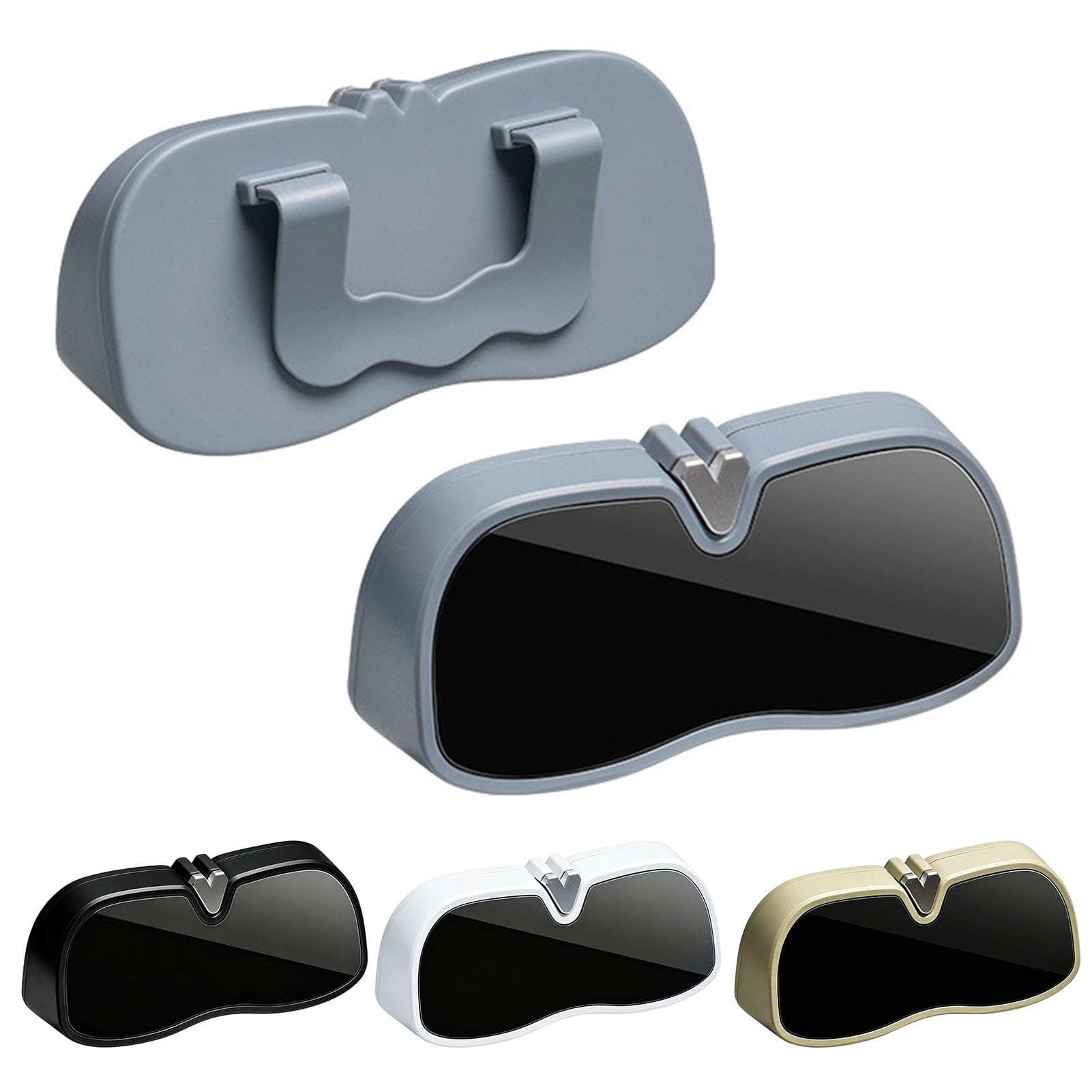 matumou Sunglasses Holder for Car Visor, Protective Automotive Eyeglasses Storage Case Hanger, Vehicle Interior Glasses Organizer Box
