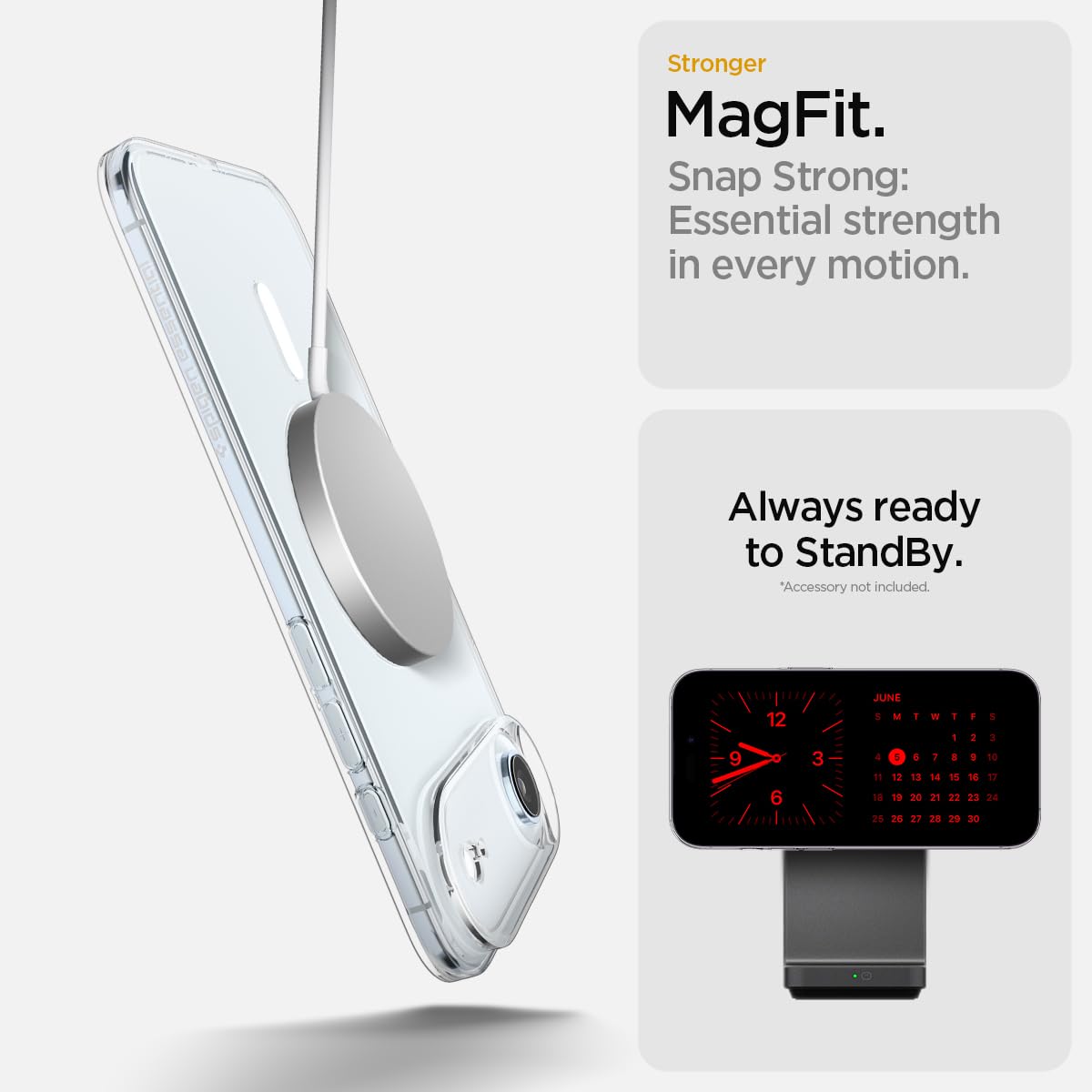Spigen Clear MagFit Case for iPhone Air - Crystal Clear -7 Spigen Clear MagFit Case for iPhone Air - Crystal Clear -7