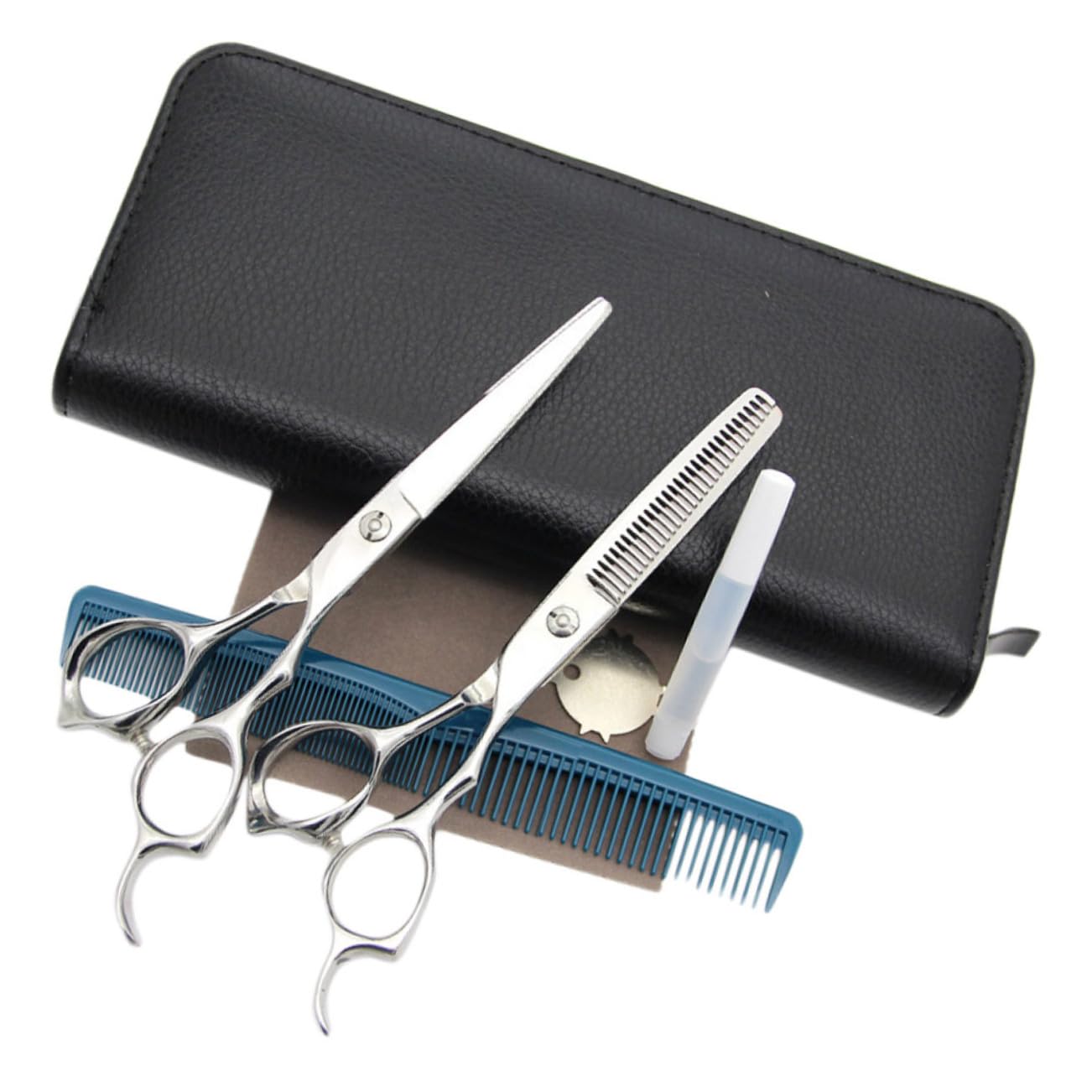 Ciseaux coiffure droit FOMIYES outil coupe cheveux portable en acier inoxydable salon