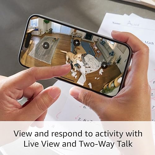 Miniatura 4 de Cámara para interiores con movimiento Ring ve lo que pasa en tu casa o negocio con cobertura de 360, video HD y comunicación bidireccional (modelo