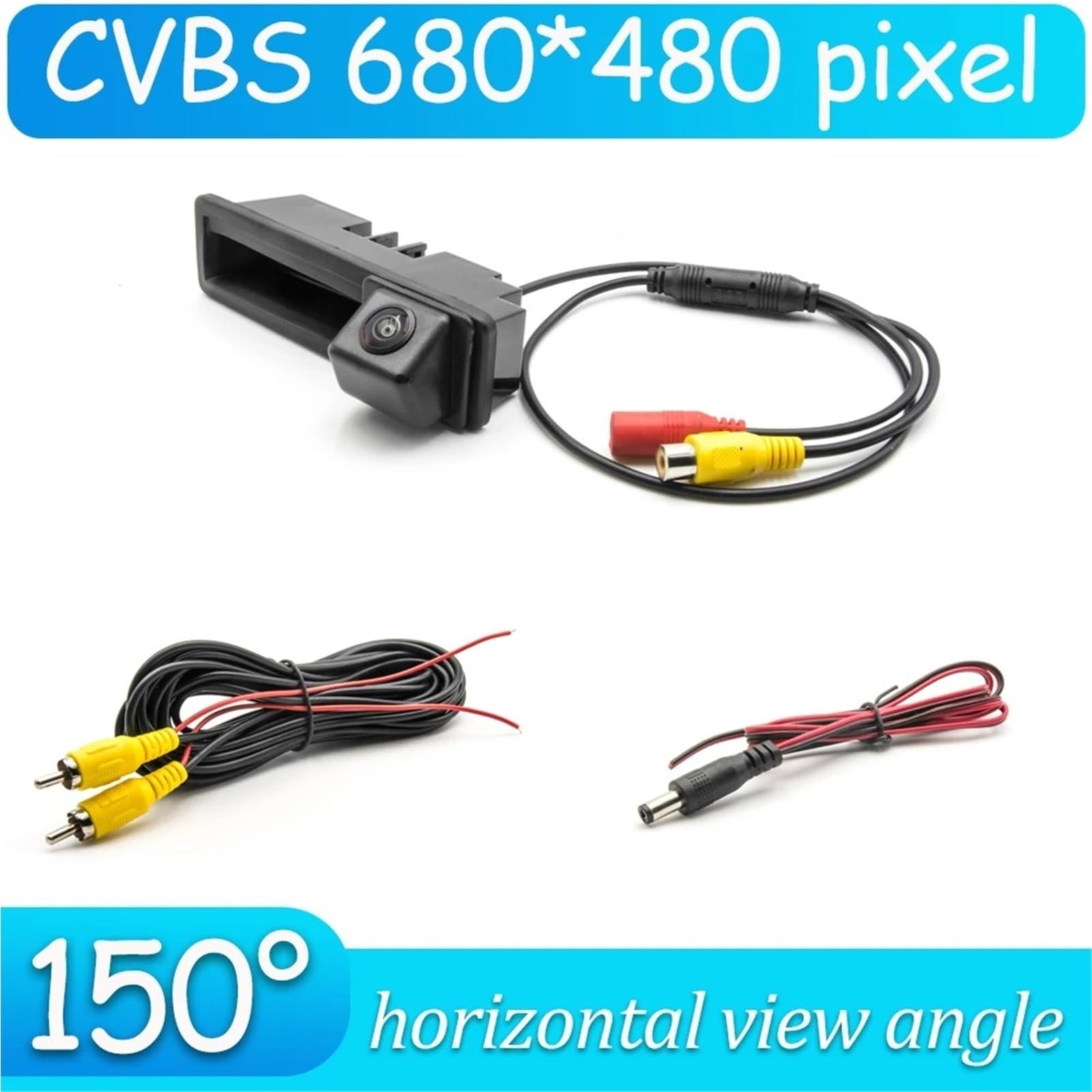 Zamiennik dla A4 do S4 dla RS4 (B6, B7) 2001~2008 CCD HD AHD AHD kamera cofania uchwyt bagażnika samochodu monitor cofania kamera cofania (A120 CVBS 680x480) (B150 CVBS 680x480)