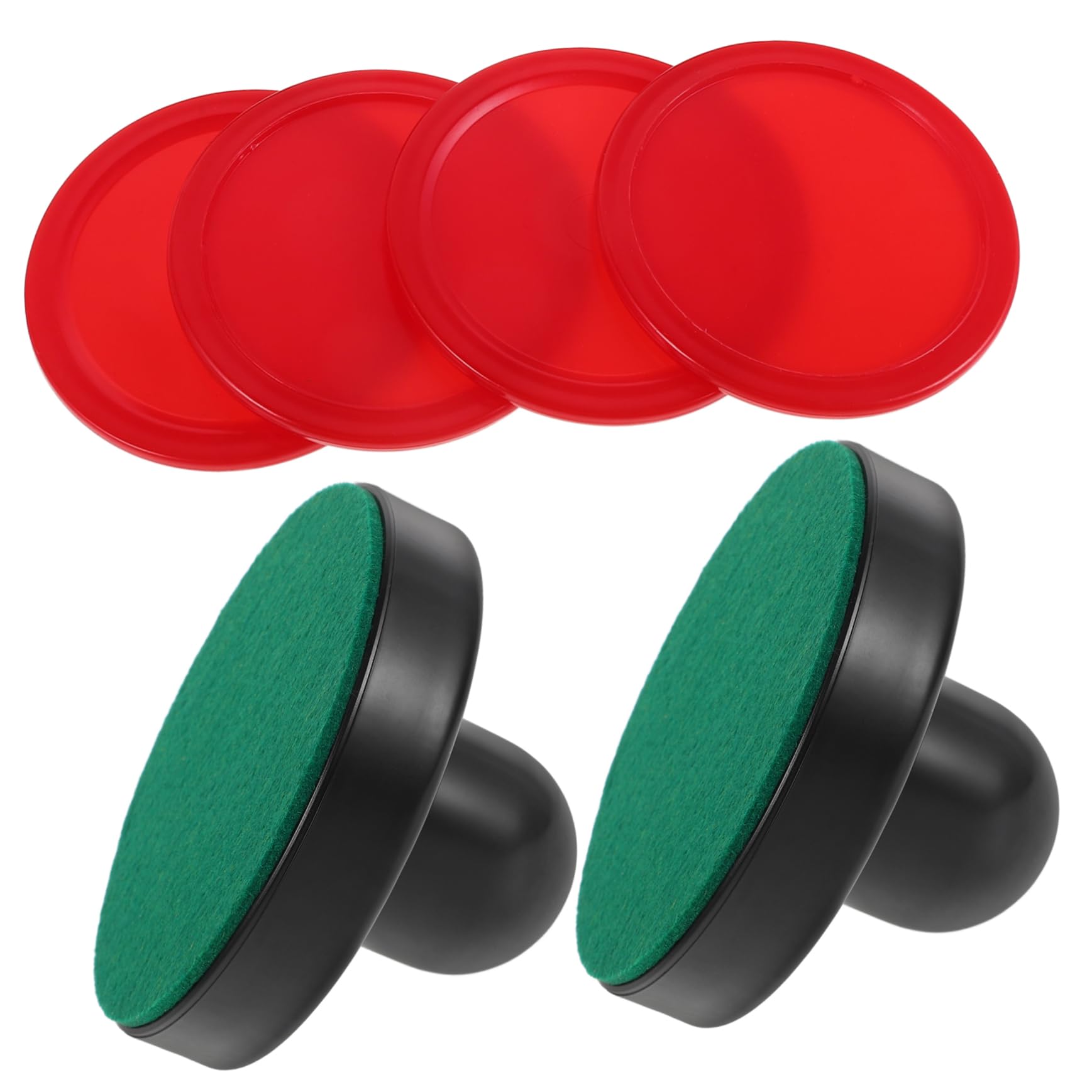 POPETPOP Air Hockey Pushers and Set Durable Strikers with for Family Fun and Interactive Gaming for All Skill Levels and Game Tables