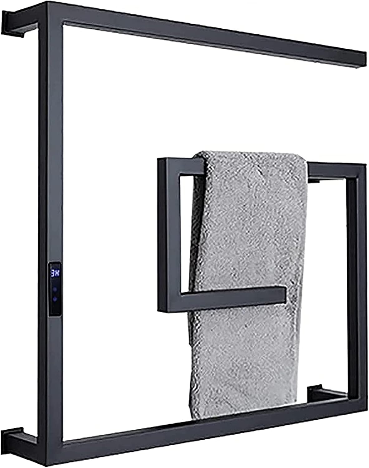 KUYT Smart Electric Heated Towel Rack, Towel Warmer, Wall Mounted Heated Towel Rail